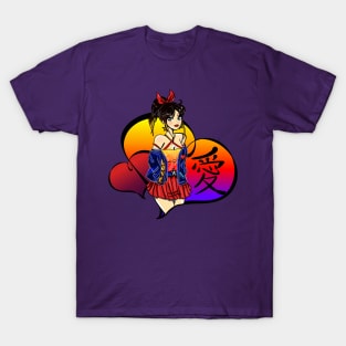 Anime Love Girl T-Shirt